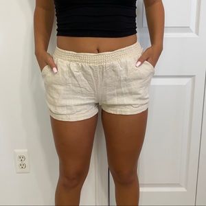 khaki shorts
